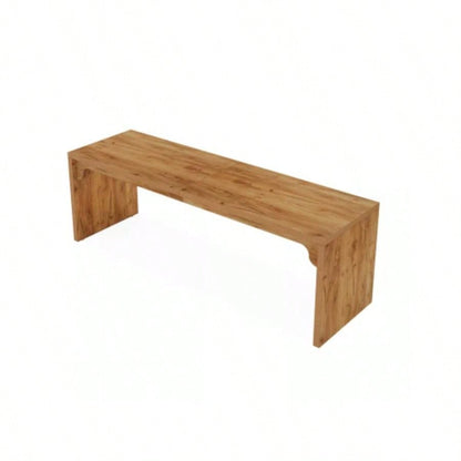 78. Long 2 - Person Computer Desk, Large Modern Wooden Workstation Home Office, Double Study Writing Table, Farmhouse Brown