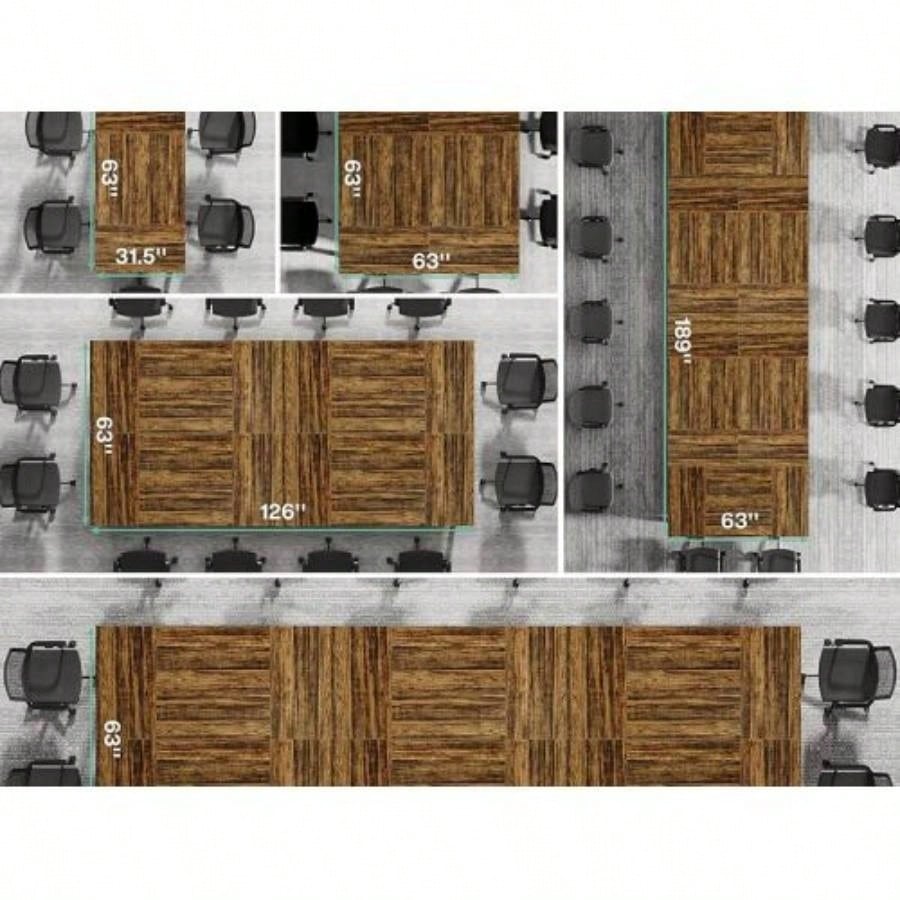 63 Executive Office Desk - Rustic Industrial Computer Table with Thick Wood Top, Large Writing Desk with Metal Frame Back Splash Home Office, Workstation, or Study - Rustic Brown Black