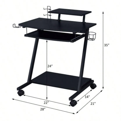 Ordrees Black Gaming Desk