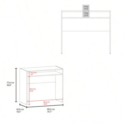 Desk Caraway, Office, White