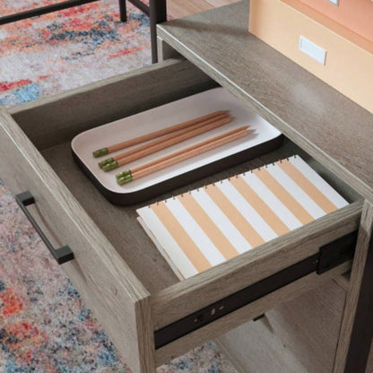 L - Shaped Desk, Brown