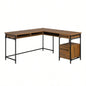 L - Shaped Desk, Brown