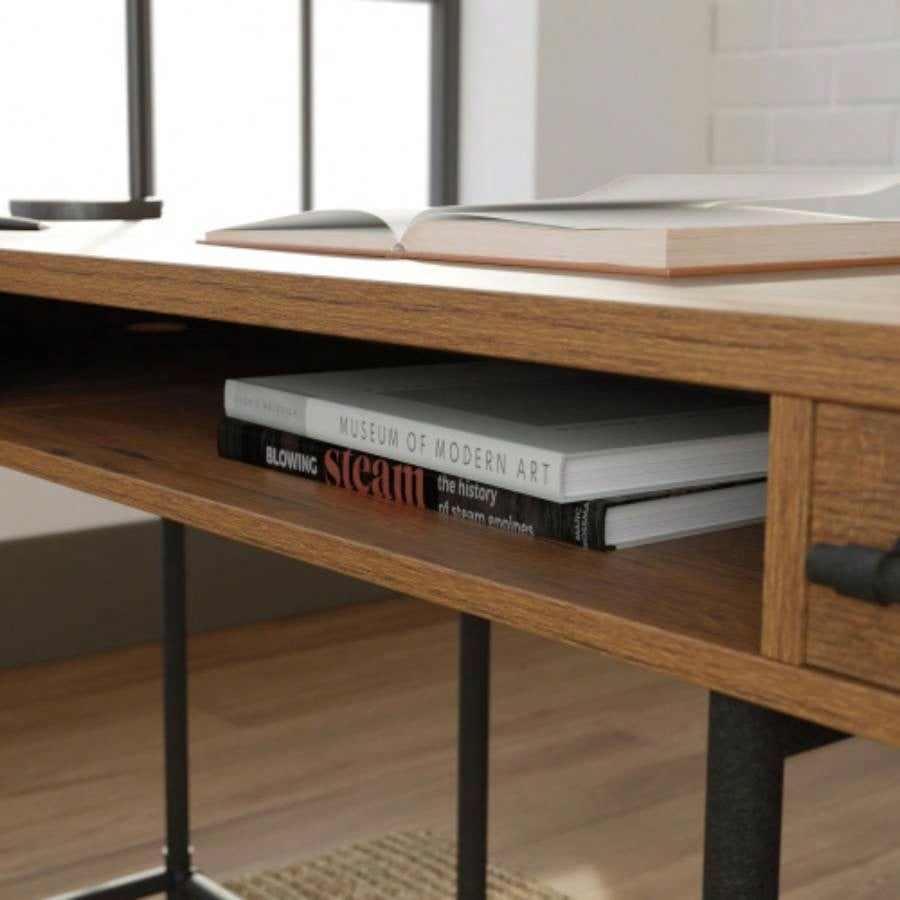 L - Shaped Desk, Brown