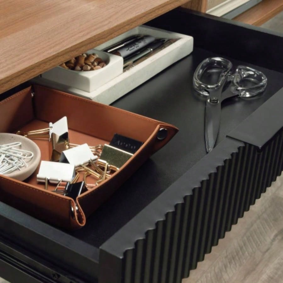 L - Shaped Desk, Brown