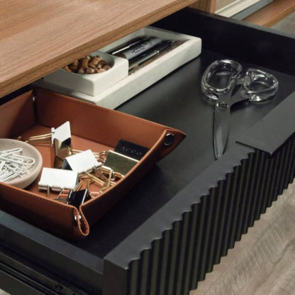 L - Shaped Desk, Brown