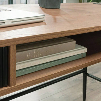 L - Shaped Desk, Brown