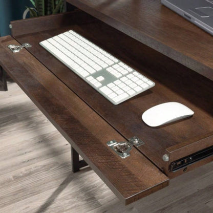Desk With Hutch, Brown