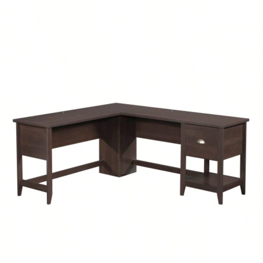 L - Shaped Desk, Brown