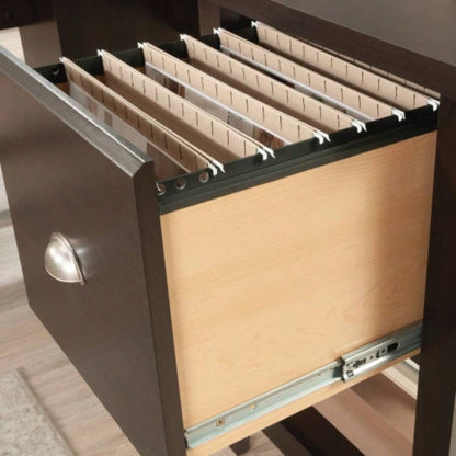 L - Shaped Desk, Brown