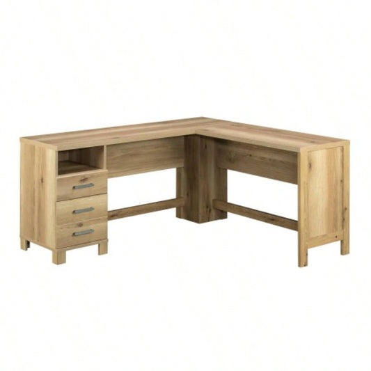 L - Shaped Desk, Brown