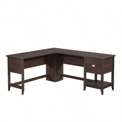 L - Shaped Desk, Brown