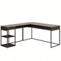 L - Shaped Desk, Brown