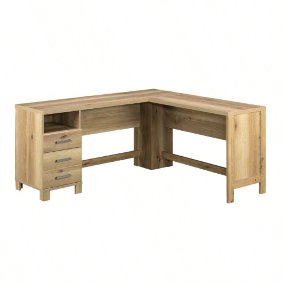 L - Shaped Desk, Brown