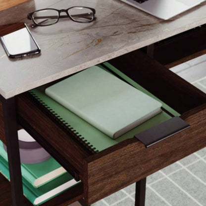L - Shaped Desk, Brown