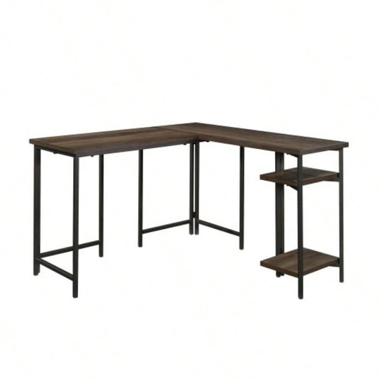 L - Shaped Desk, Brown