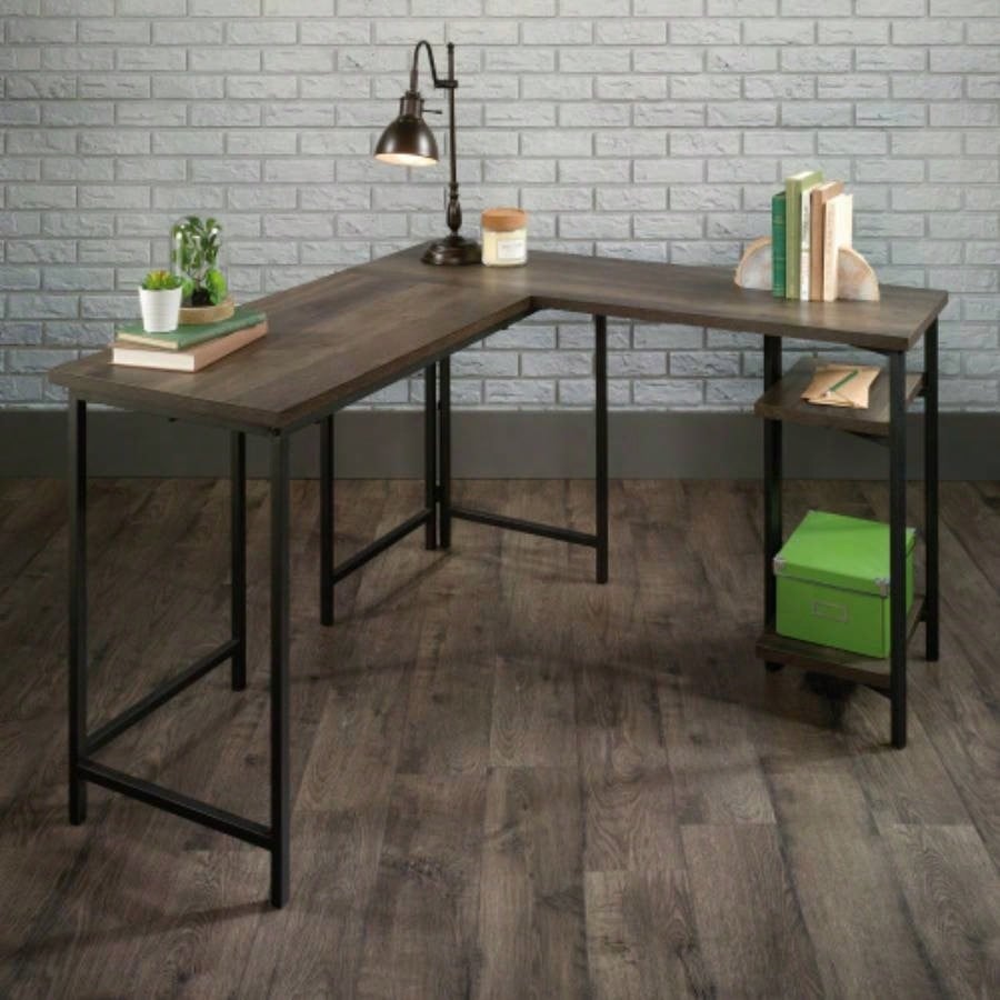 L - Shaped Desk, Brown