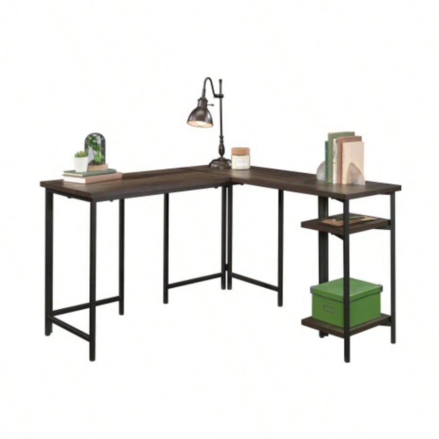 L - Shaped Desk, Brown