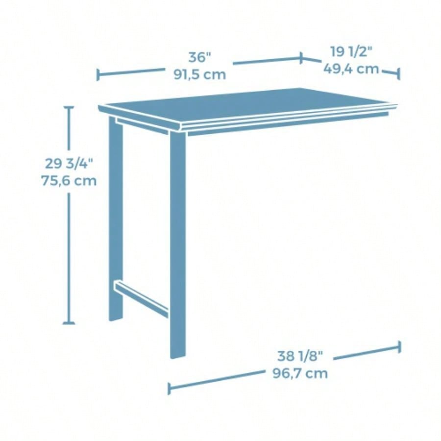 Desk Return 36 Brown