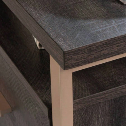 L - Shaped Desk, Black