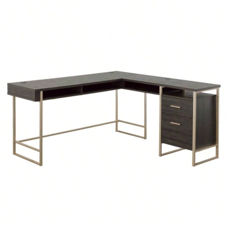 L - Shaped Desk, Black