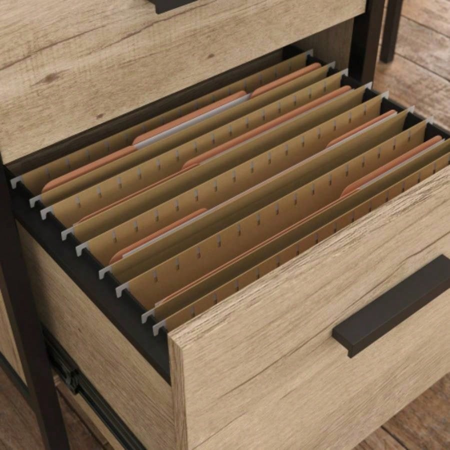 L - Shaped Desk, Brown