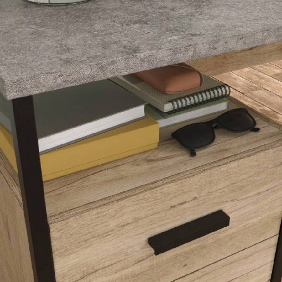 L - Shaped Desk, Brown