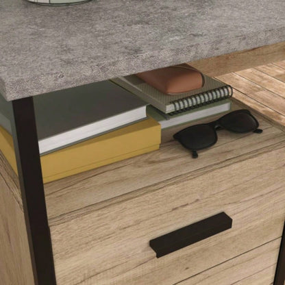 L - Shaped Desk, Brown