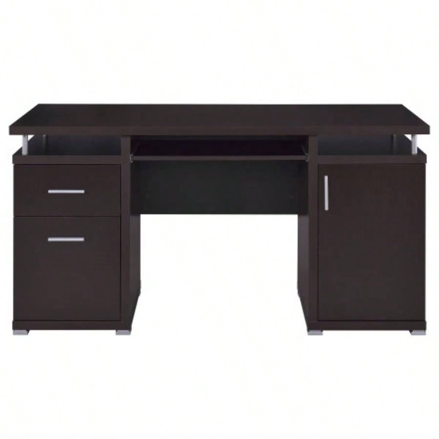 Rochelle Cappuccino 2 - Drawer Office Computer Desk
