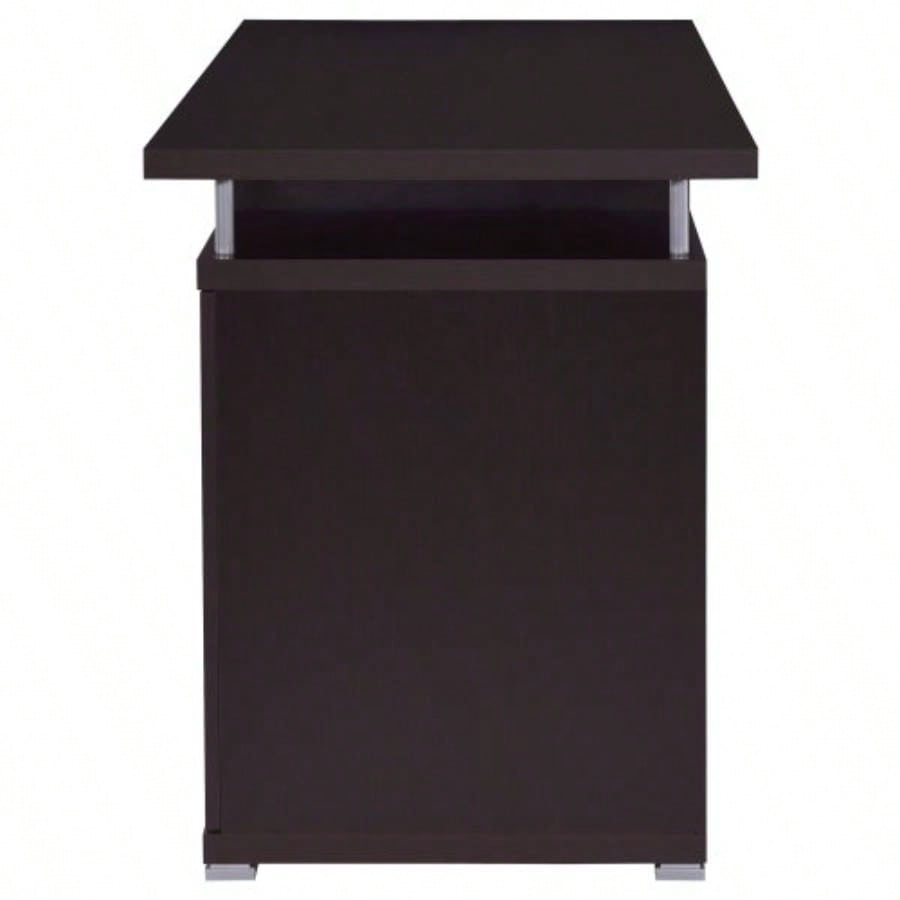 Rochelle Cappuccino 2 - Drawer Office Computer Desk