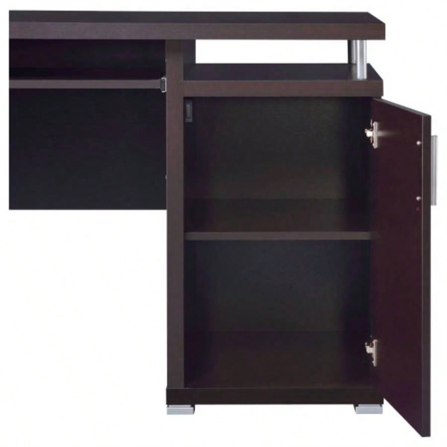 Rochelle Cappuccino 2 - Drawer Office Computer Desk