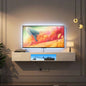 Floating TV Stand Wall Mounted with 16 Color LEDs, 69 Modern TV Stand, Floating TV Cabinet Entertainment Center 55 60 65 Inch TV