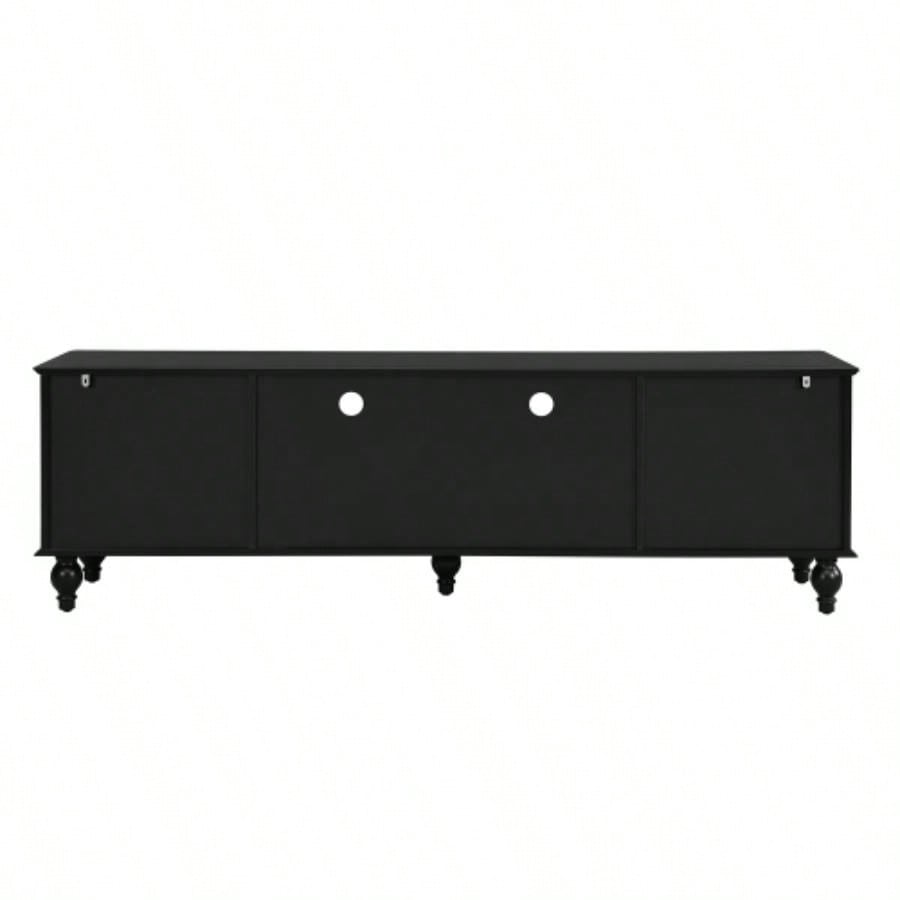 U - Can 70.9 Modern TV Stand TVs up to 80 Inches, Entertainment Center with Open Compartment, TV Storage Cabinet with 2 Drawers, 2 Cabinets and 5 Solid Living room