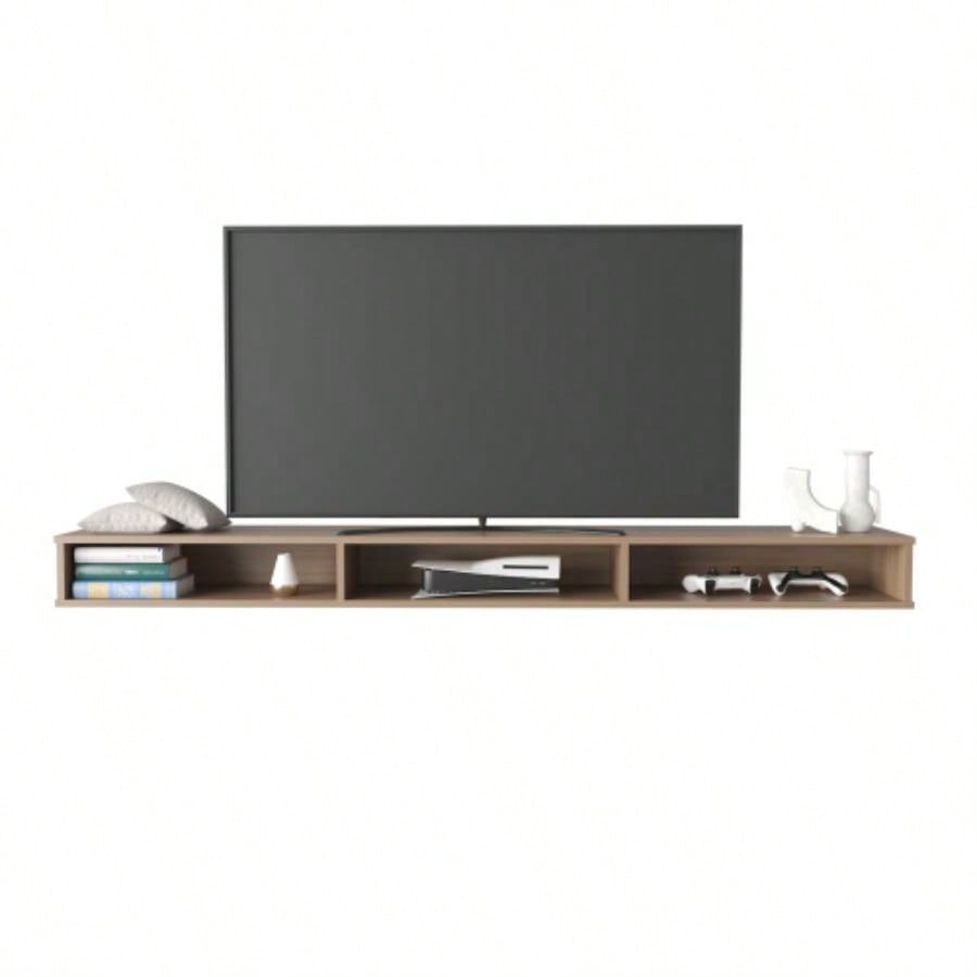 Manter Wall - Mounted Tv Stand, Living Room, Macadamia