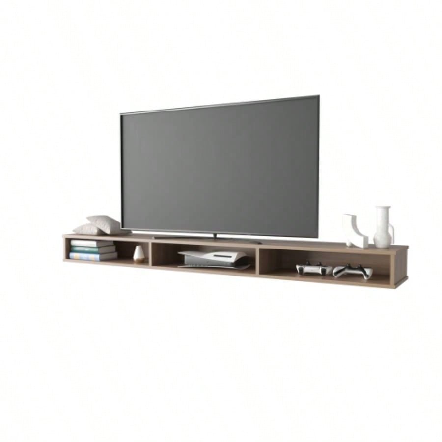 Manter Wall - Mounted Tv Stand, Living Room, Macadamia