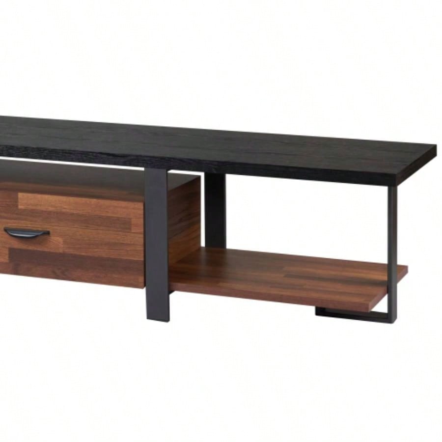 Elling Walnut Black TV Stand
