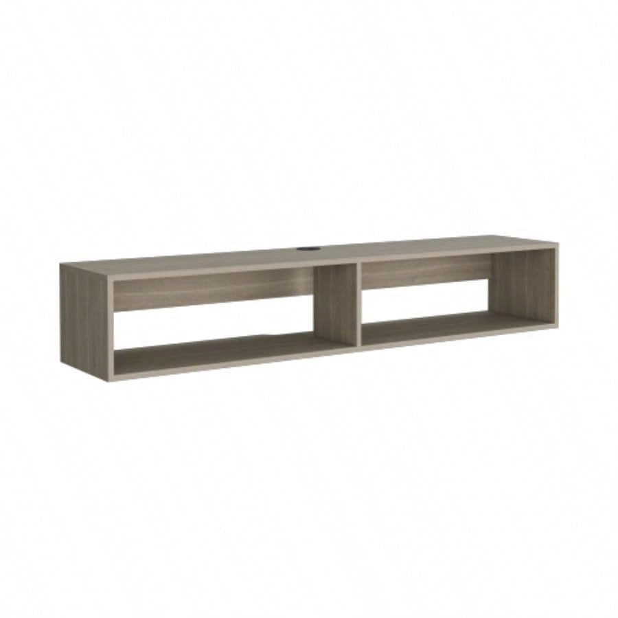 Floating Tv Stand Moore, Living Room, White Oak