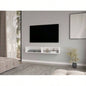 Floating Tv Stand Moore, Living Room, White Oak