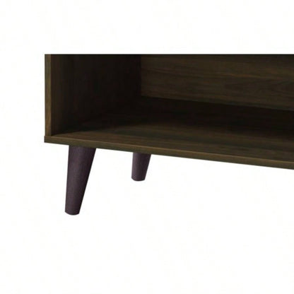 Amidon TV Stand TVs up to 47.3 with 2 Storage Shelves 1 Cabinet, Modern Entertainment Centre TV in Living Room in Walnut