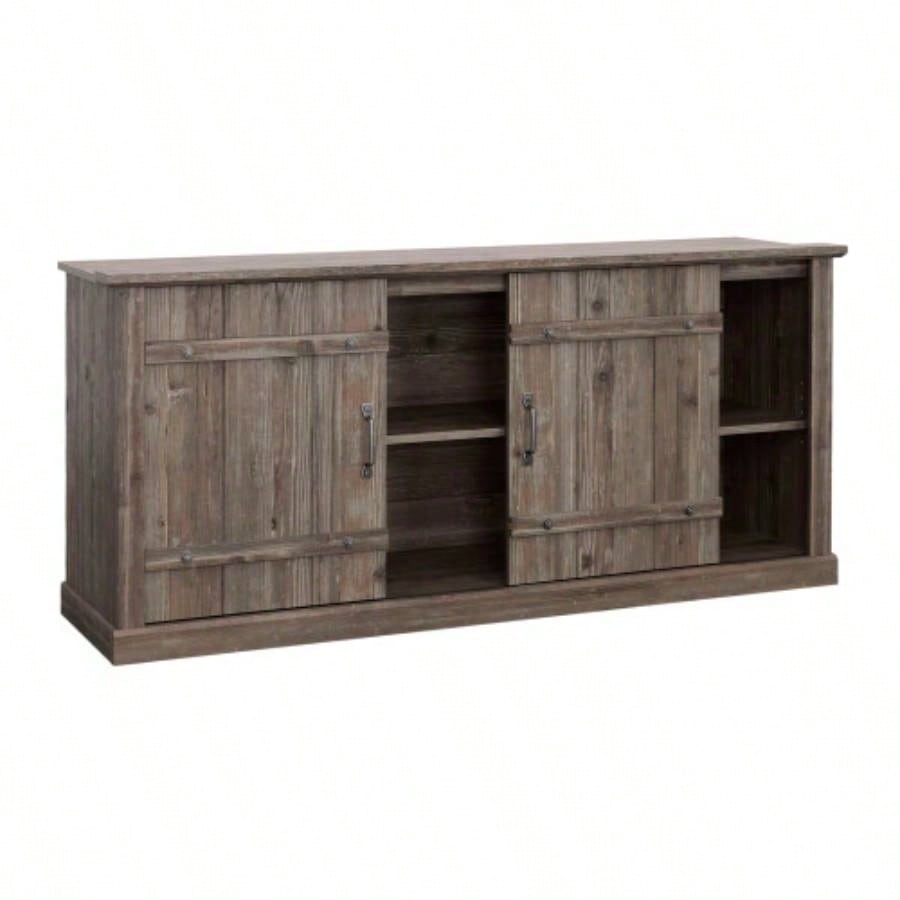 Credenza, TVs up to 70 Pine Wood