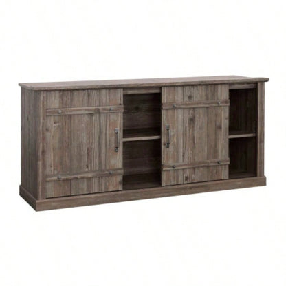 Credenza, TVs up to 70 Pine Wood