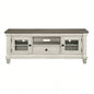 TV Stand Faux Marble Top and Shelves Living Room Furniture 1pc, Black Metal TV Console Table/Sofa Table