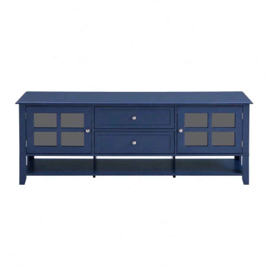 TV Stand TVs up to 60 Entertainment Center with Multifunctional Storage Space, TV Cabinet with Modern Design, Media Console Living Room, Bedroom