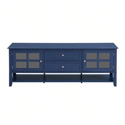 TV Stand TVs up to 60 Entertainment Center with Multifunctional Storage Space, TV Cabinet with Modern Design, Media Console Living Room, Bedroom