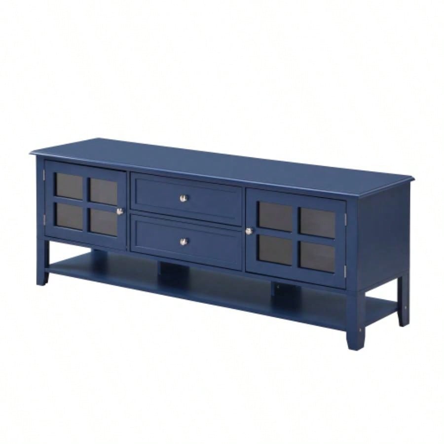 TV Stand TVs up to 60 Entertainment Center with Multifunctional Storage Space, TV Cabinet with Modern Design, Media Console Living Room, Bedroom