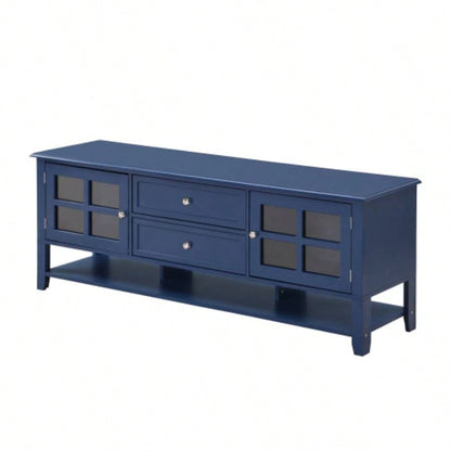 TV Stand TVs up to 60 Entertainment Center with Multifunctional Storage Space, TV Cabinet with Modern Design, Media Console Living Room, Bedroom