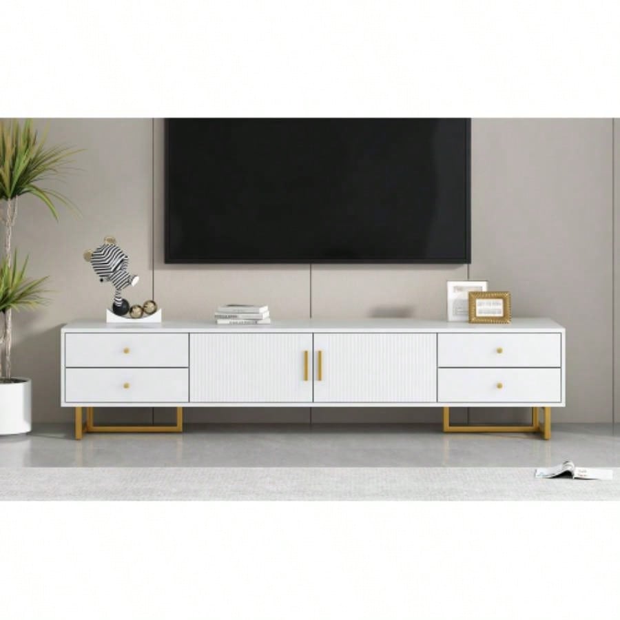 U - Can TV Stand 65+ Inch TV, Entertainment Center TV Media Console Table, Modern TV Stand with Storage, TV Console Cabinet Furniture Living RoomOLD SKU: WF530740AAK