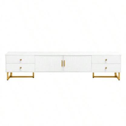 U - Can TV Stand 65+ Inch TV, Entertainment Center TV Media Console Table, Modern TV Stand with Storage, TV Console Cabinet Furniture Living RoomOLD SKU: WF530740AAK