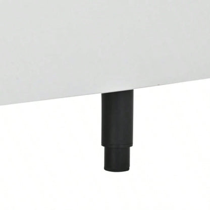 U - Can 70.1 Modern Stylish ExtendableTV Stand TV Cabinet 80+inch TV, Black+White Old SKU: WF299723AAK