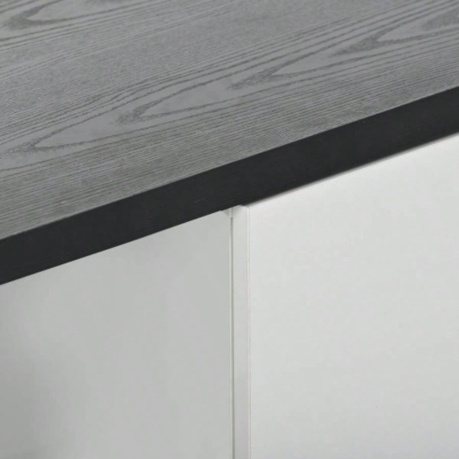 U - Can 70.1 Modern Stylish ExtendableTV Stand TV Cabinet 80+inch TV, Black+White Old SKU: WF299723AAK