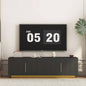 TV Stand with 16 Color LEDs, 68 Modern TV Stand, TV Cabinet Entertainment Center 55 60 65 Inch TV